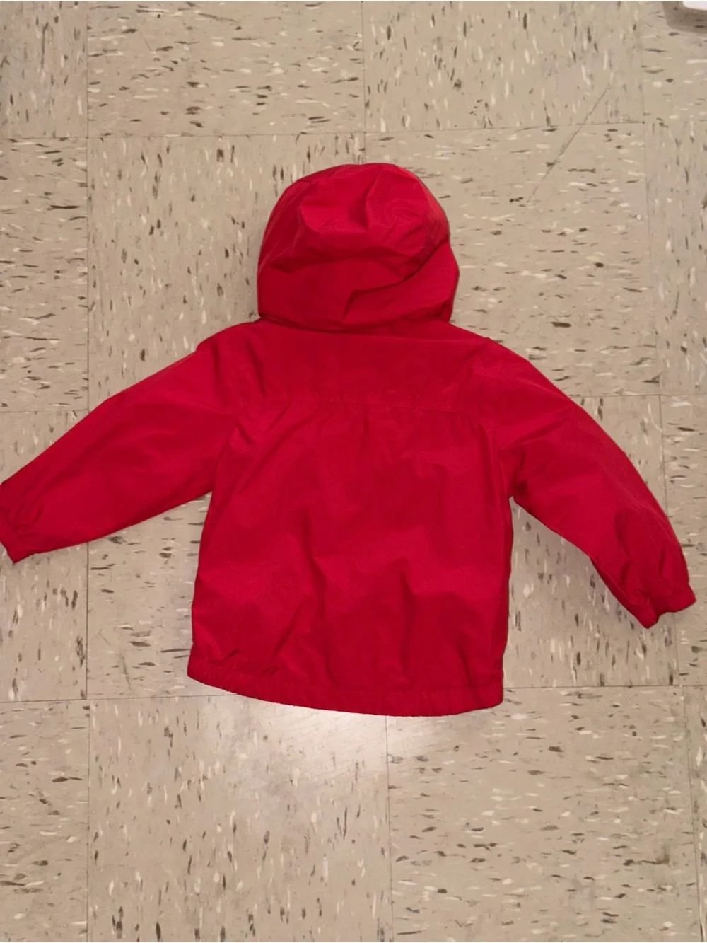 GAP Baby Gray Hoodie with Red Trim